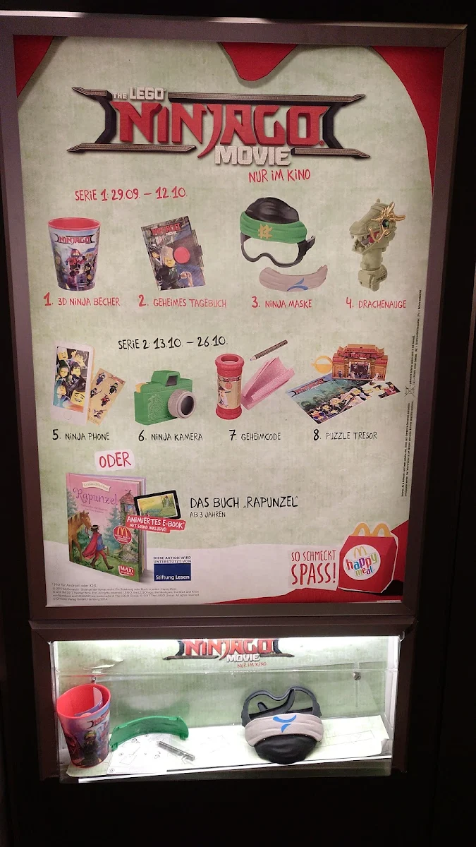 Speisekarte, McDonald's