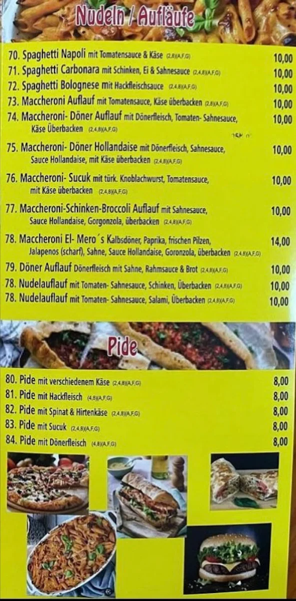 Speisekarte photo 2