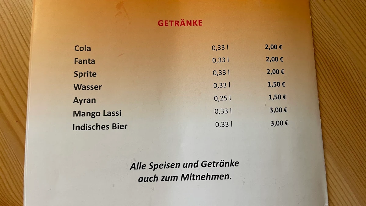Speisekarte photo 3