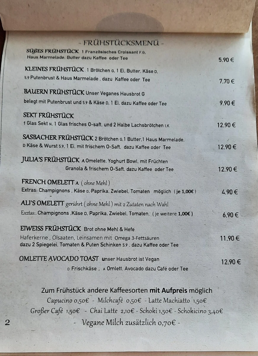 Speisekarte photo 1