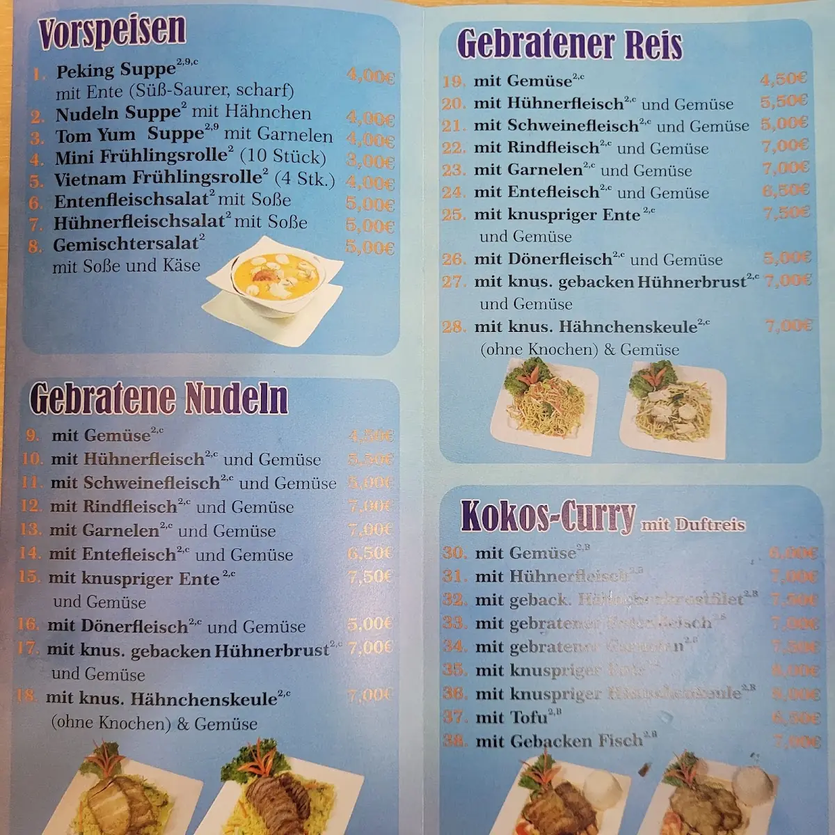 Speisekarte photo 1