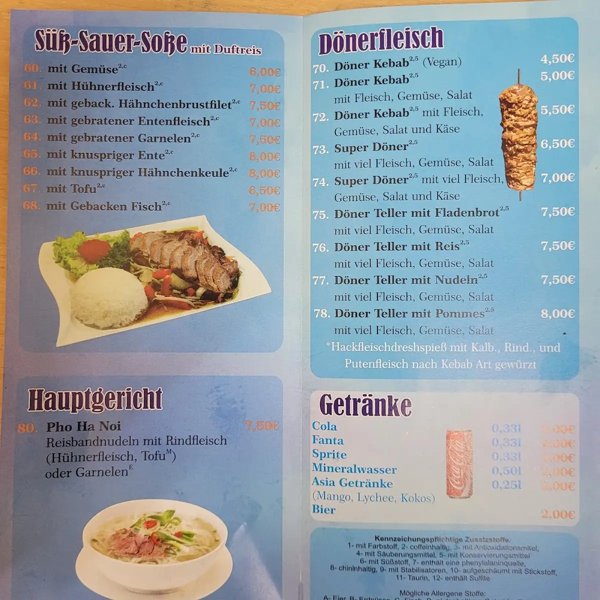 Speisekarte photo 2