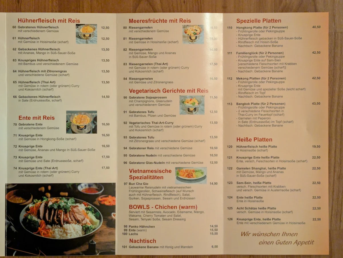 Speisekarte photo 2