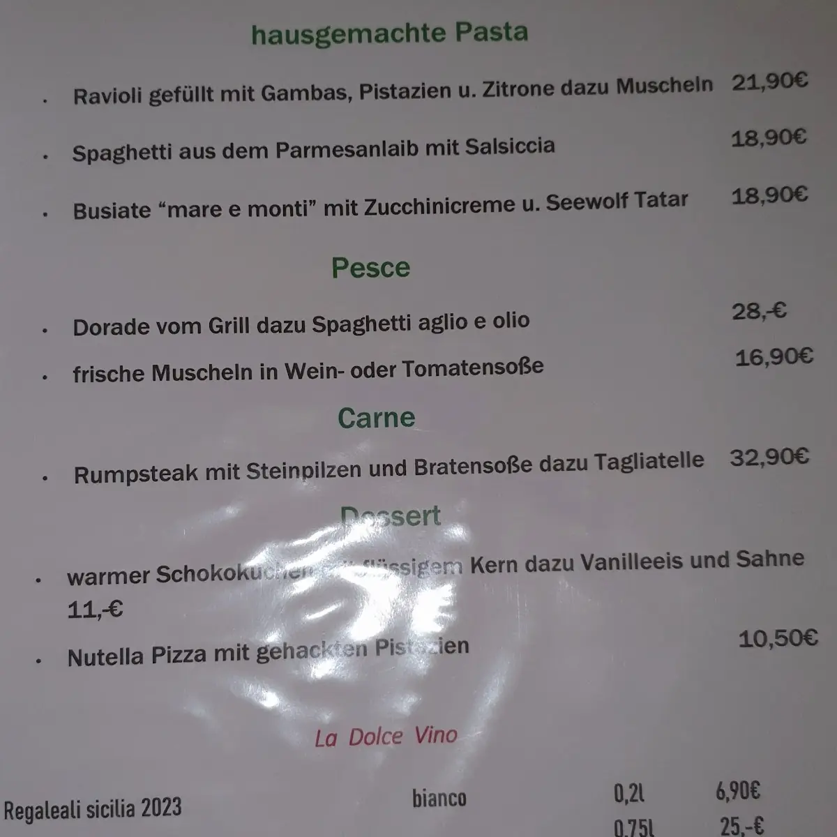Speisekarte photo 7
