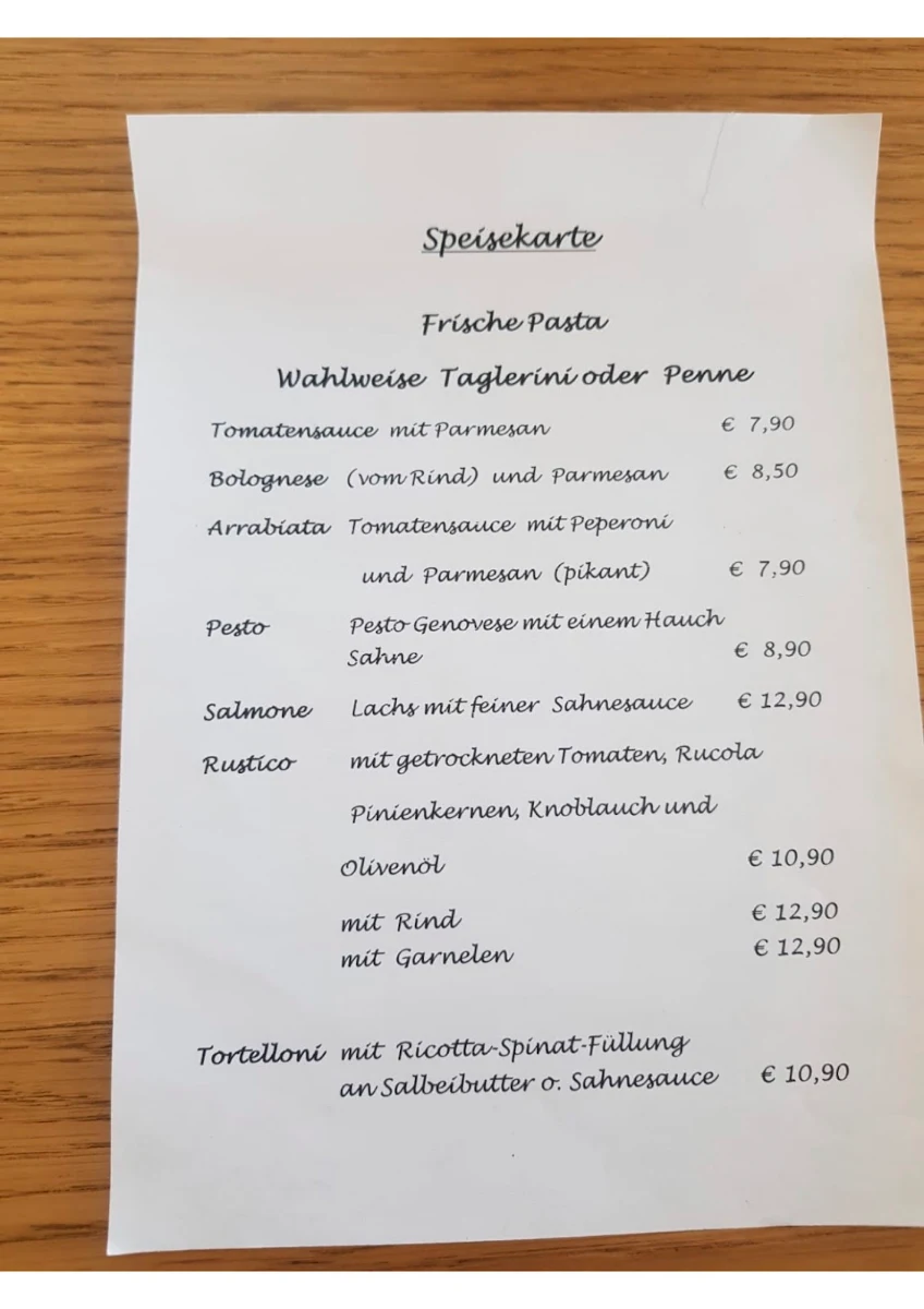 Speisekarte photo 1