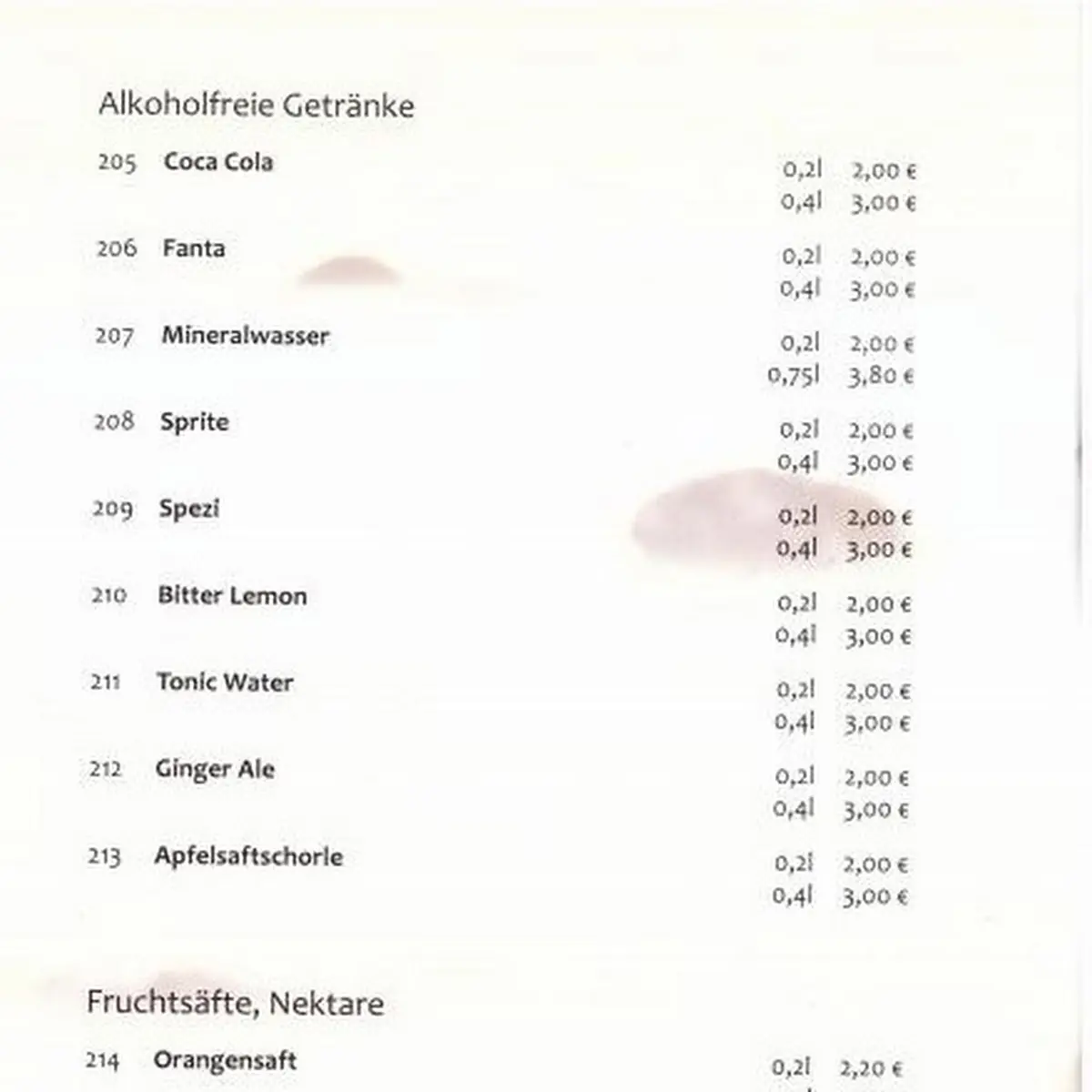 Speisekarte photo 8