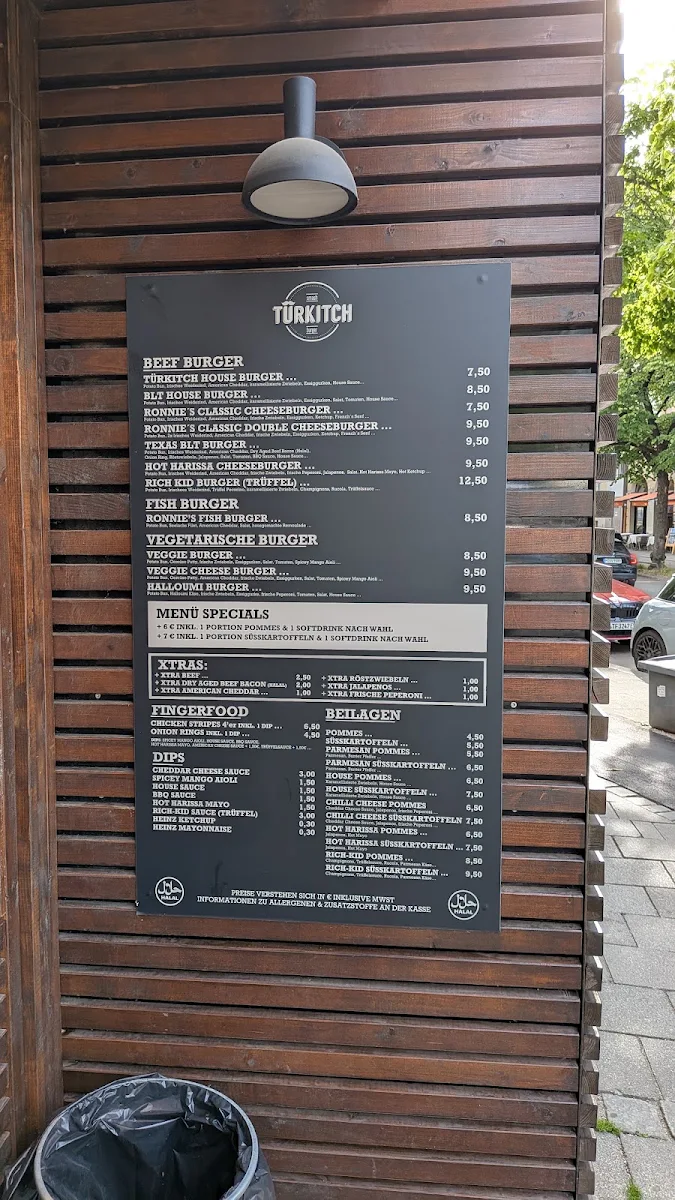 Speisekarte, Smash Burger