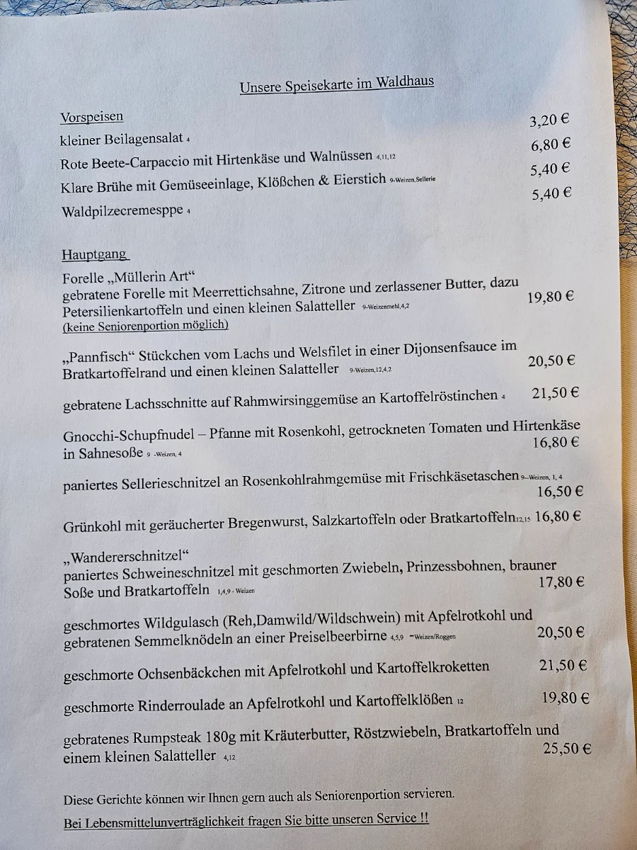 Speisekarte photo 1