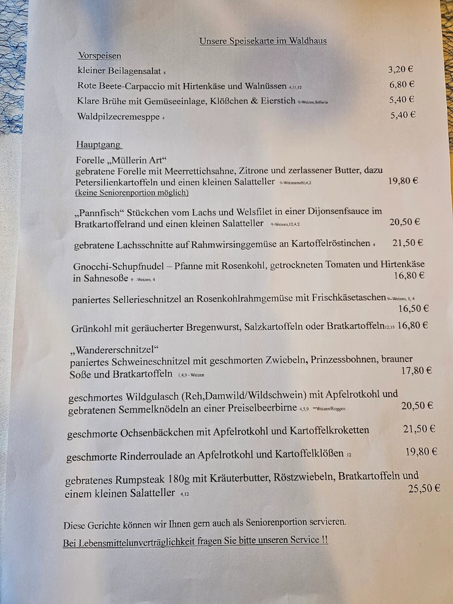 Speisekarte photo 2