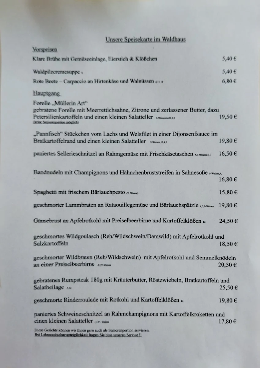 Speisekarte photo 5