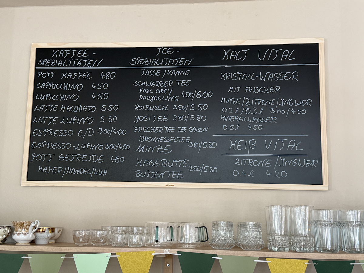 Speisekarte, Ernte Manufaktur Naturkost und Café