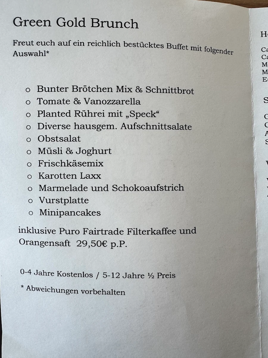 Speisekarte photo 1