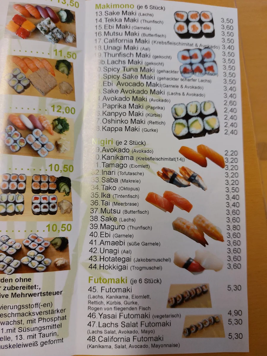Speisekarte photo 3