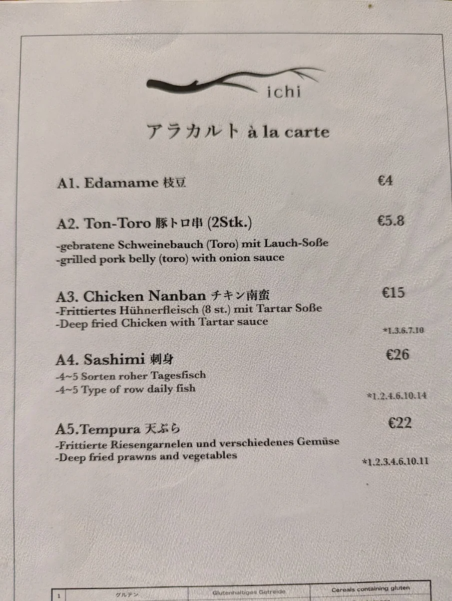 Speisekarte photo 1