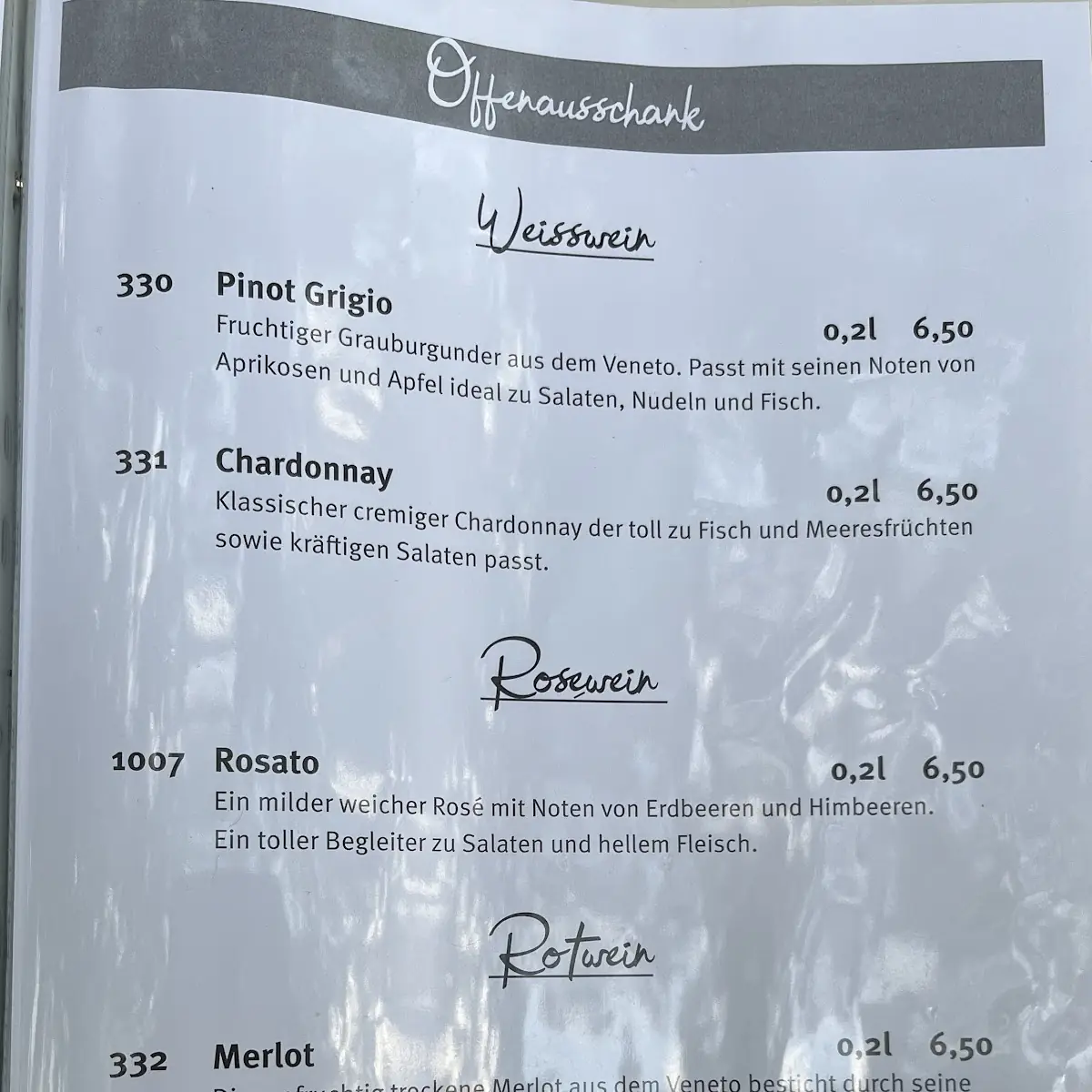 Speisekarte photo 9
