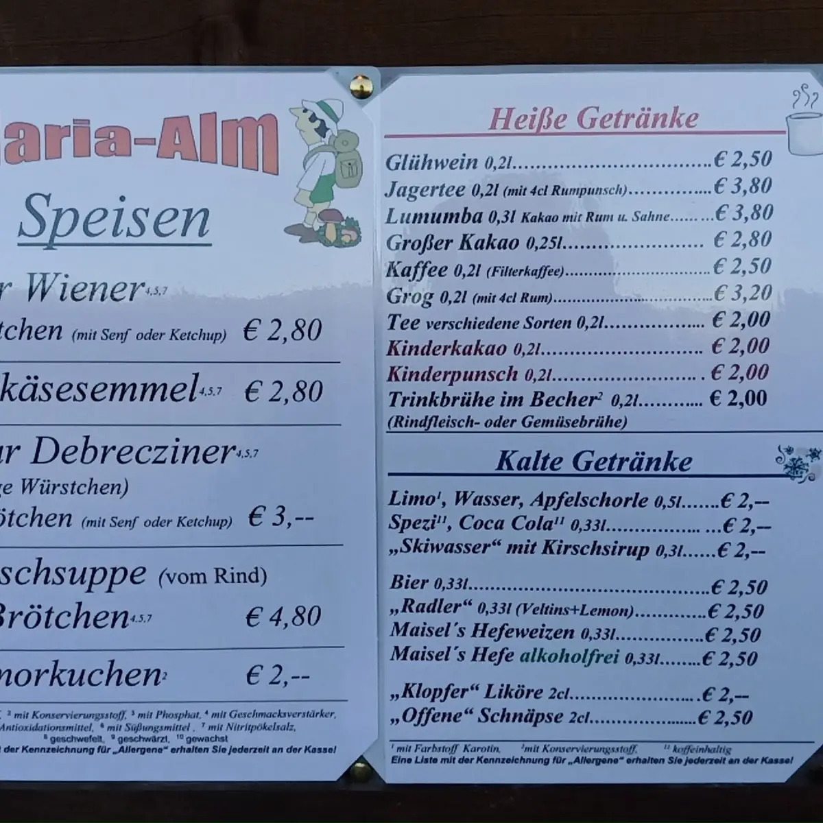 Speisekarte photo 4