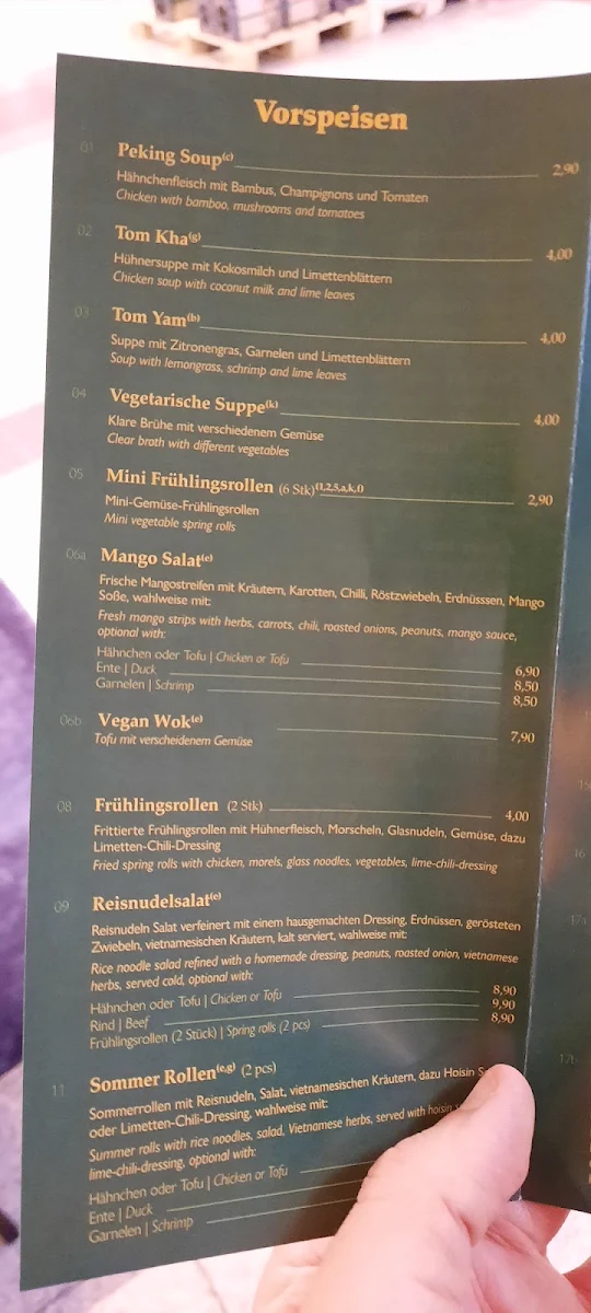 Speisekarte photo 5