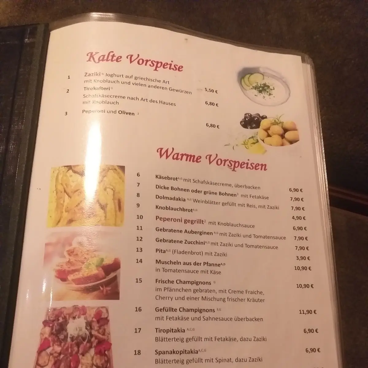 Speisekarte photo 3