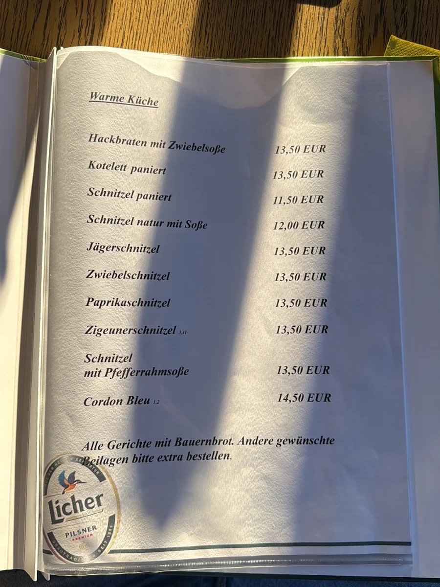 Speisekarte photo 2