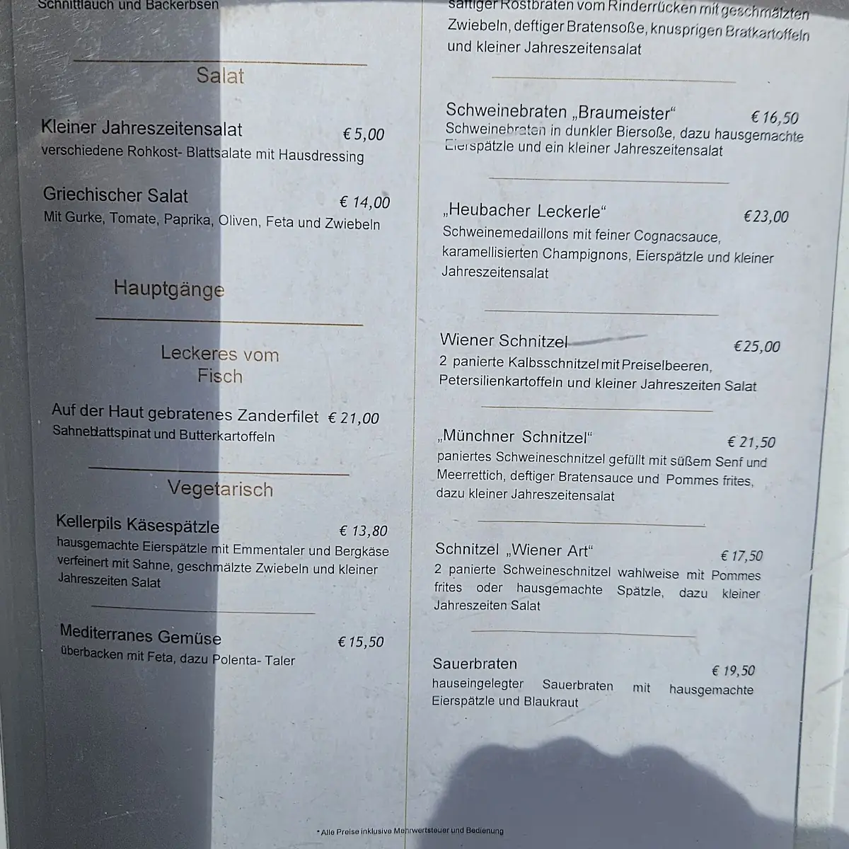 Speisekarte photo 8