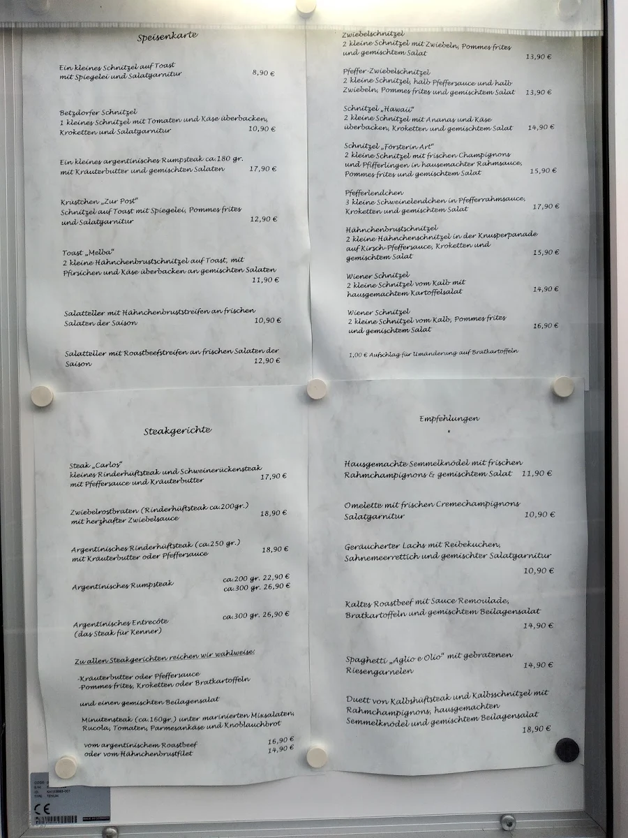 Speisekarte photo 1