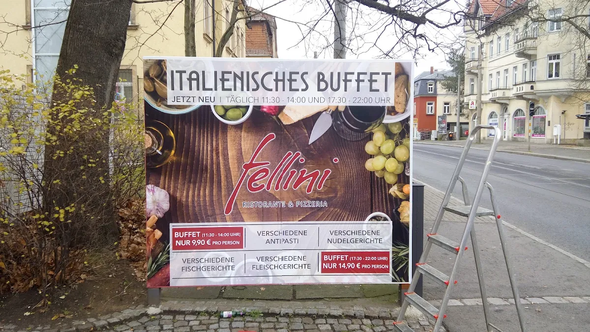 Speisekarte, fellini Dresden