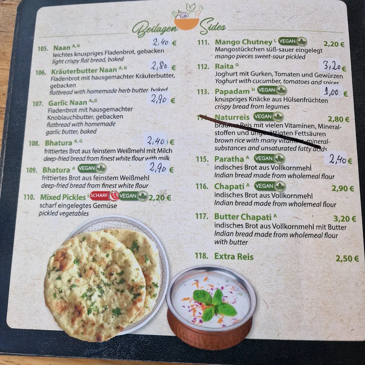 Speisekarte, Hari Moksh