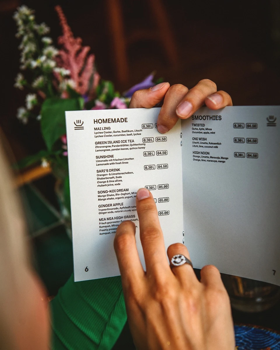 Speisekarte, PHO - Noodlebar (Kreuzberg)