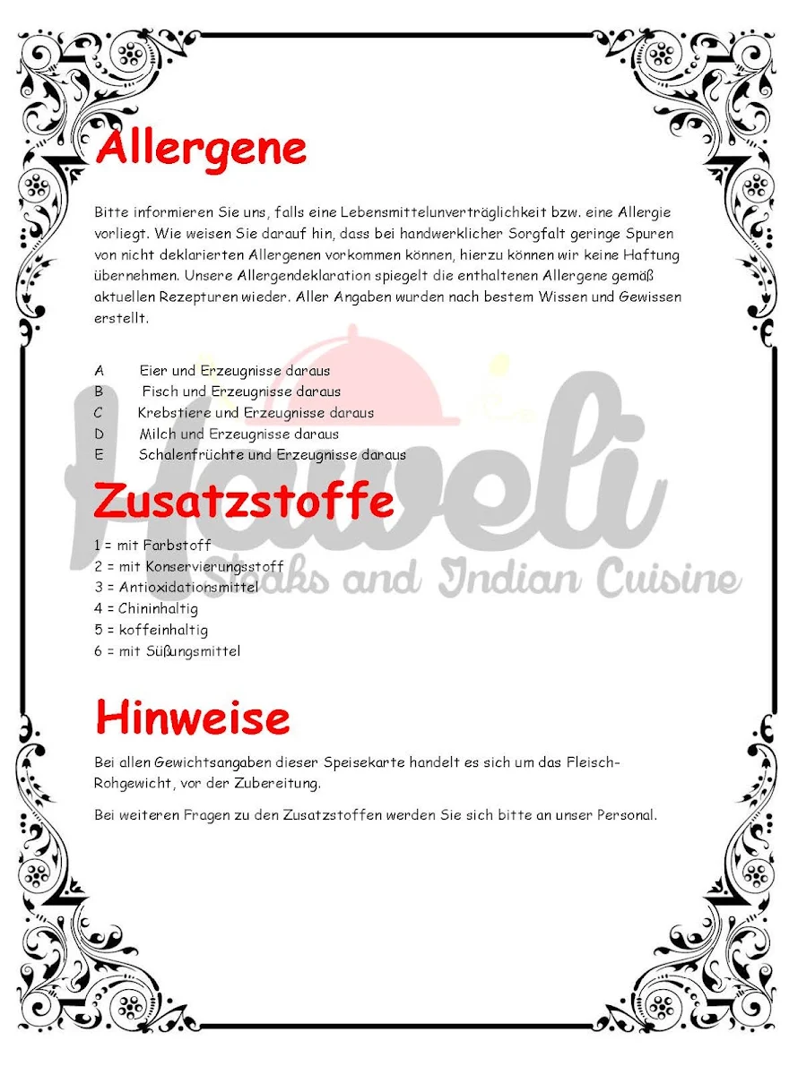 Speisekarte photo 2