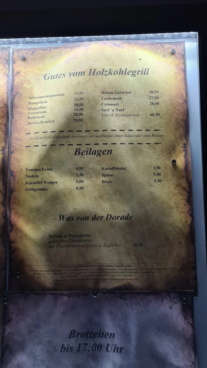 Speisekarte, Schlemmeria Im Moos
