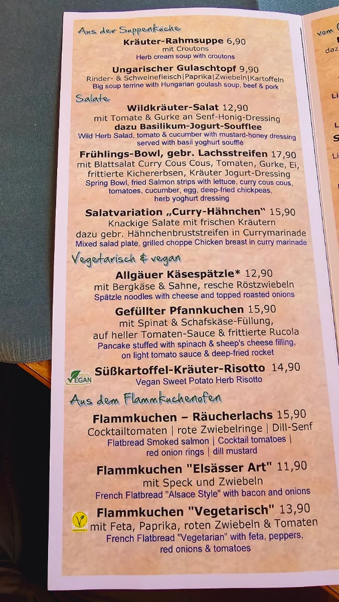 Speisekarte photo 1