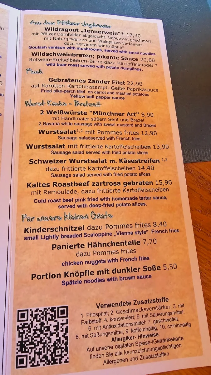 Speisekarte photo 2