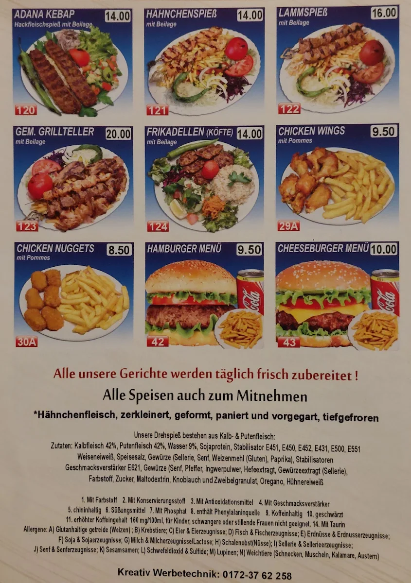 Speisekarte photo 2