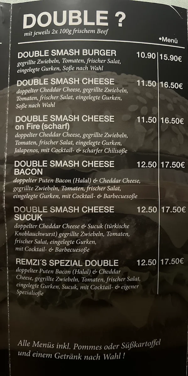 Speisekarte, VUR Burger🍔