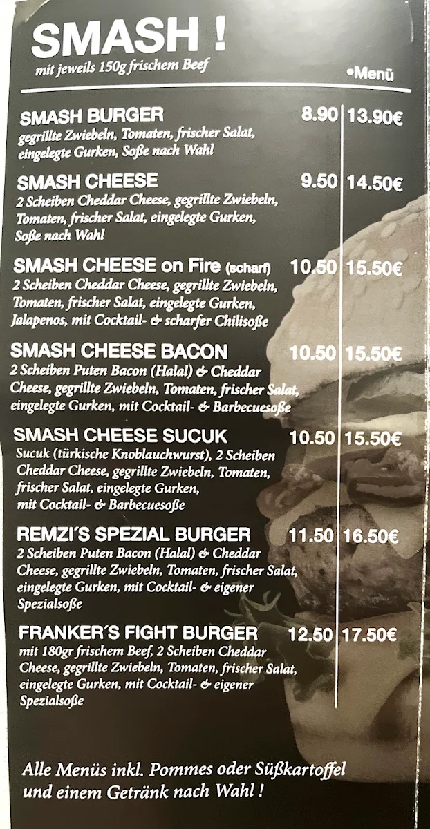 Speisekarte, VUR Burger🍔