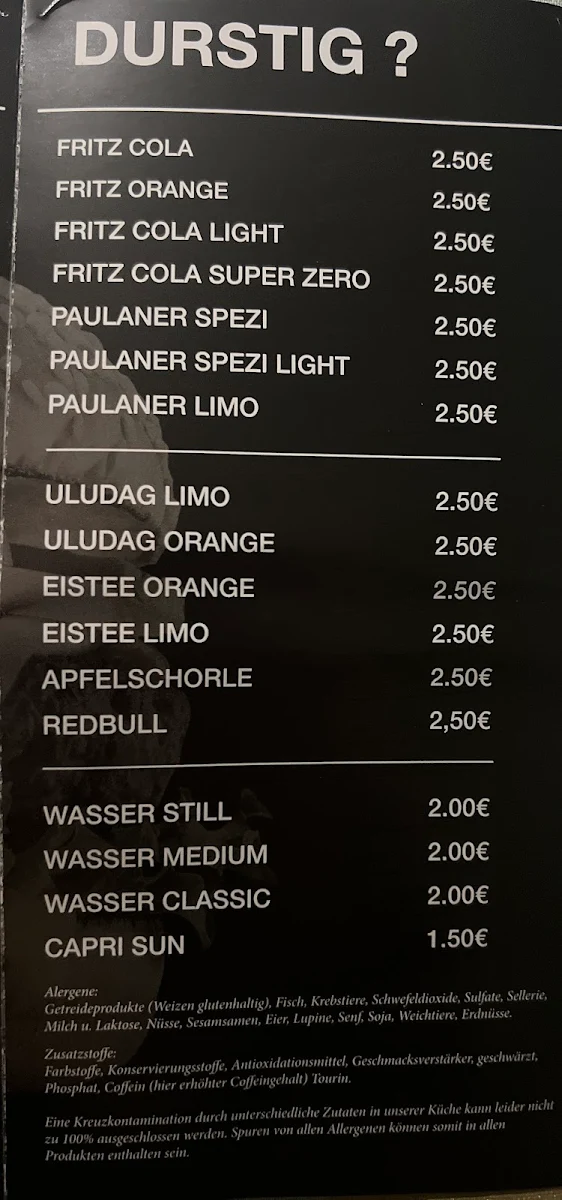 Speisekarte, VUR Burger🍔