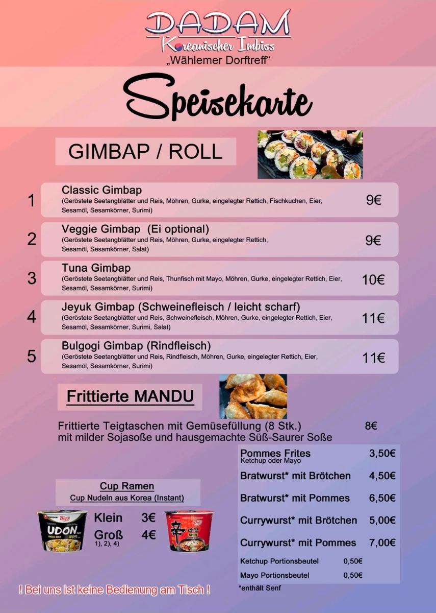 Speisekarte photo 1