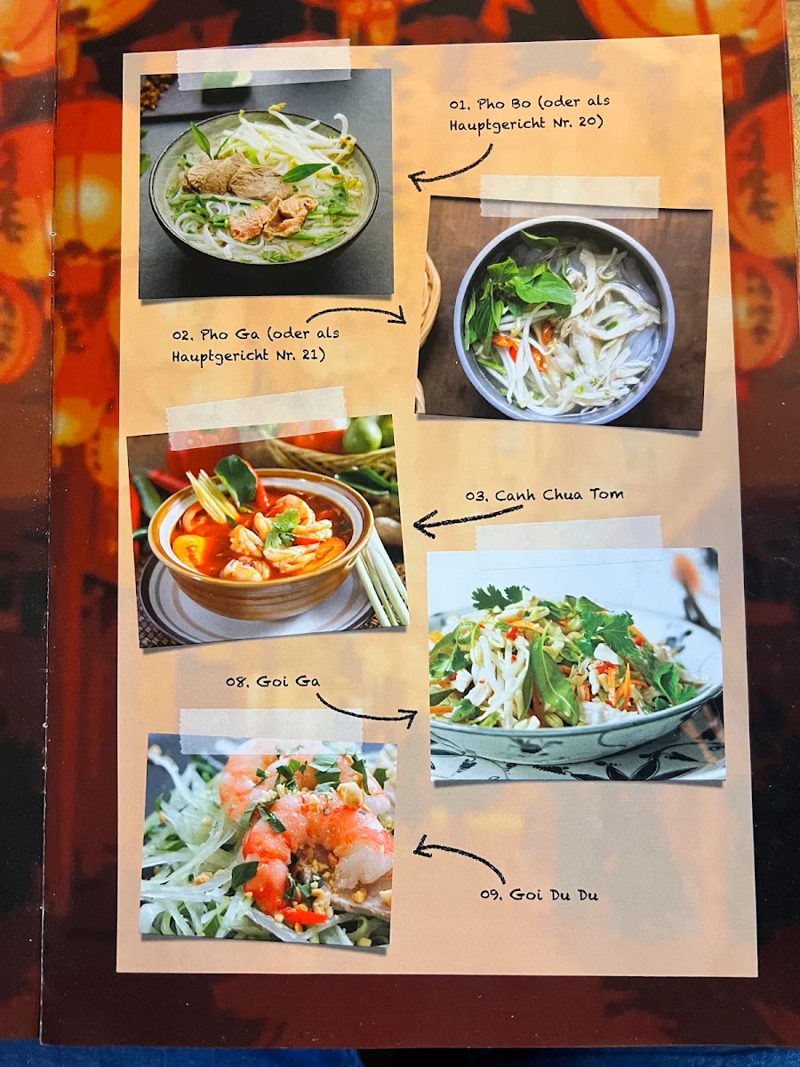 Speisekarte, Bistro Little Saigon