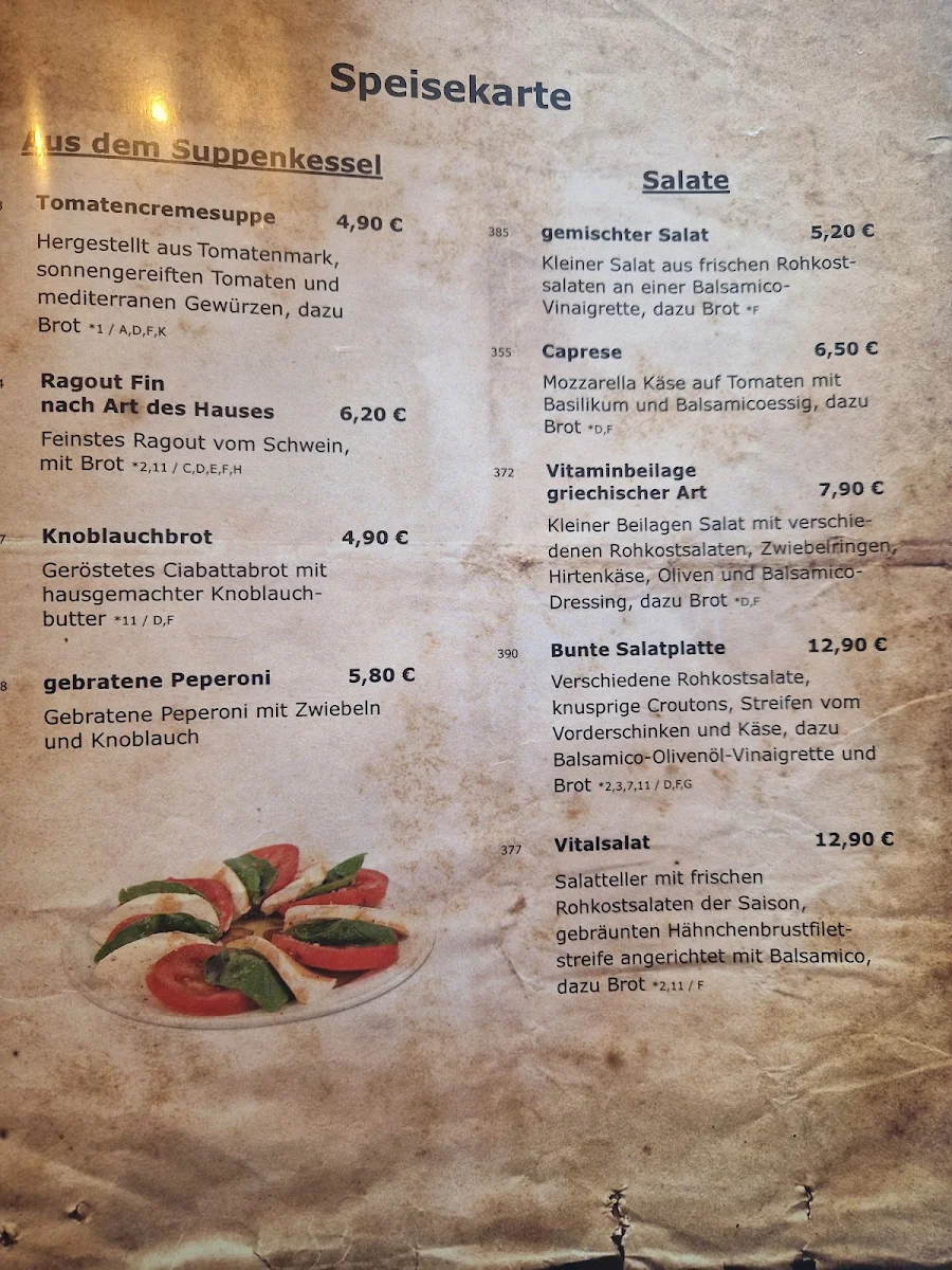 Speisekarte photo 1