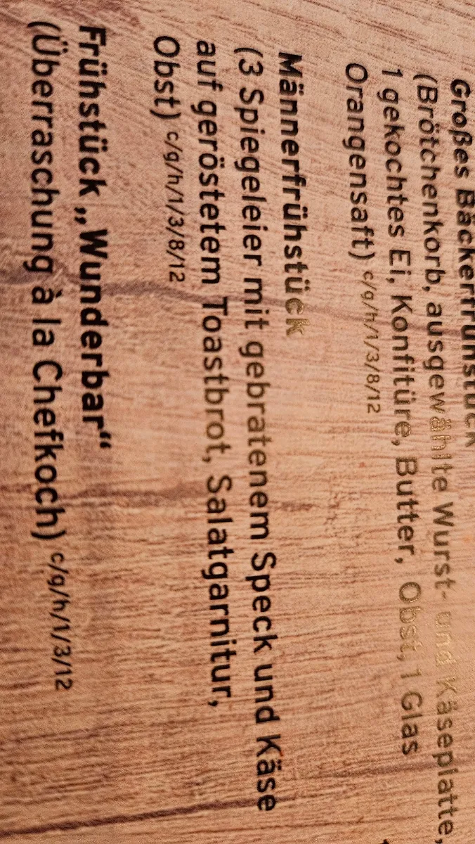 Speisekarte photo 8