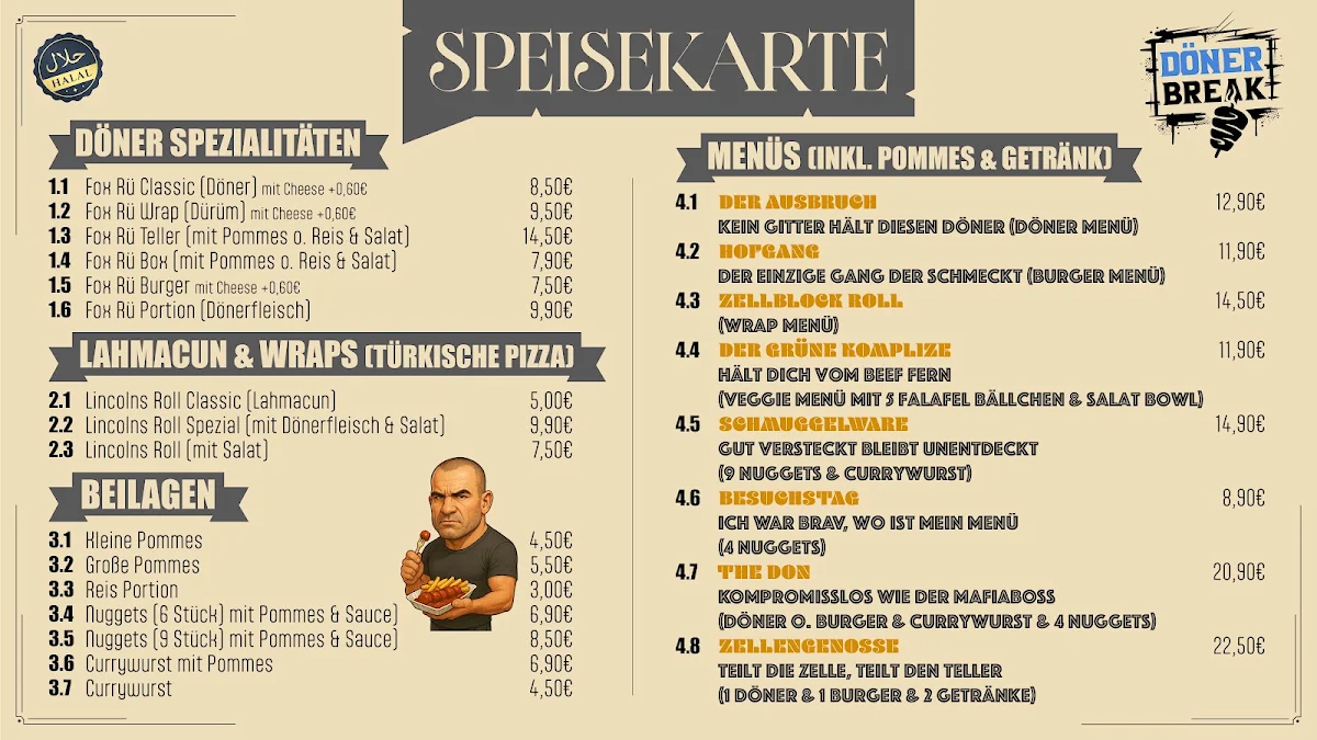 Speisekarte photo 2