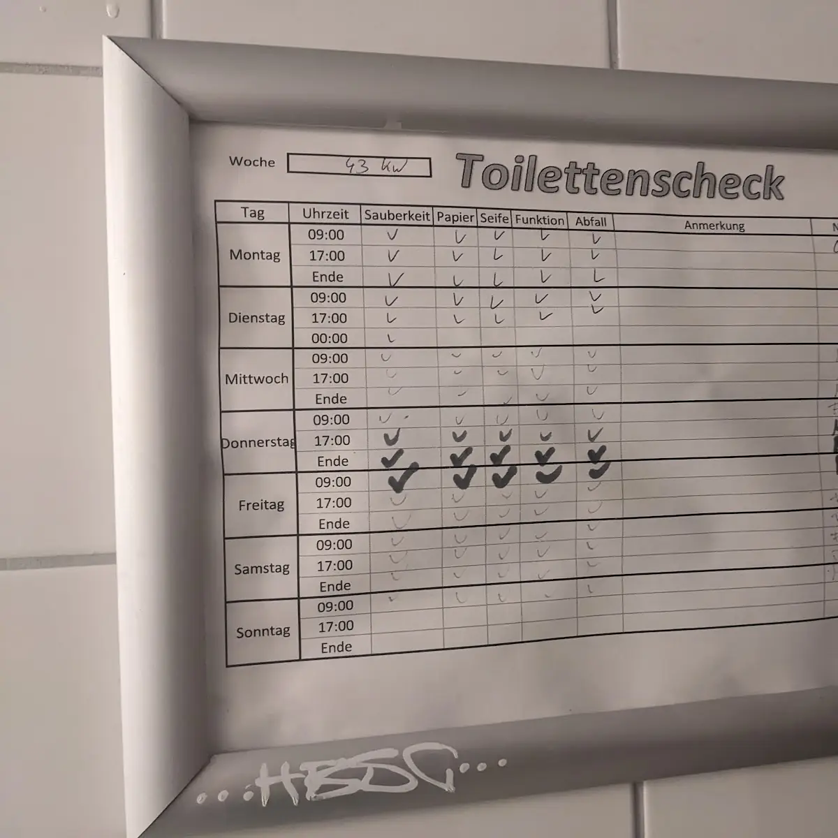 Speisekarte, Subway