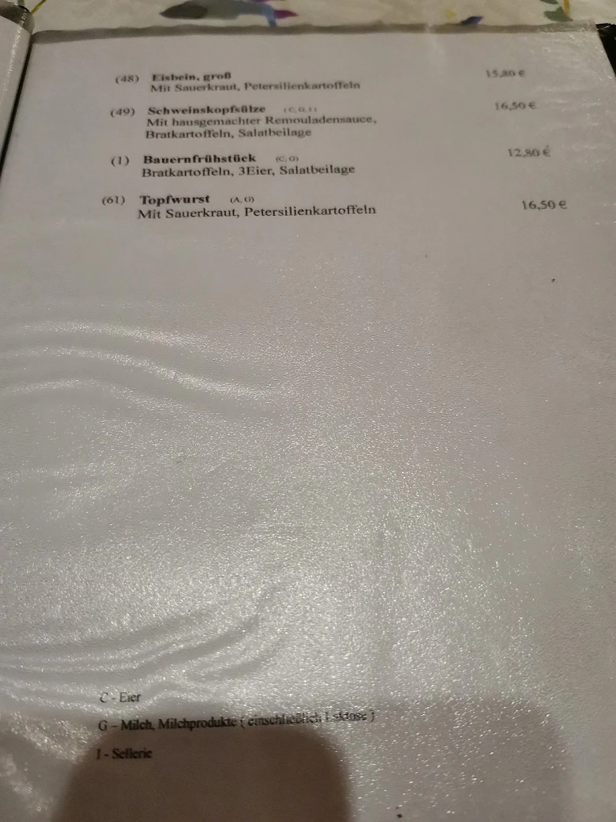 Speisekarte photo 2