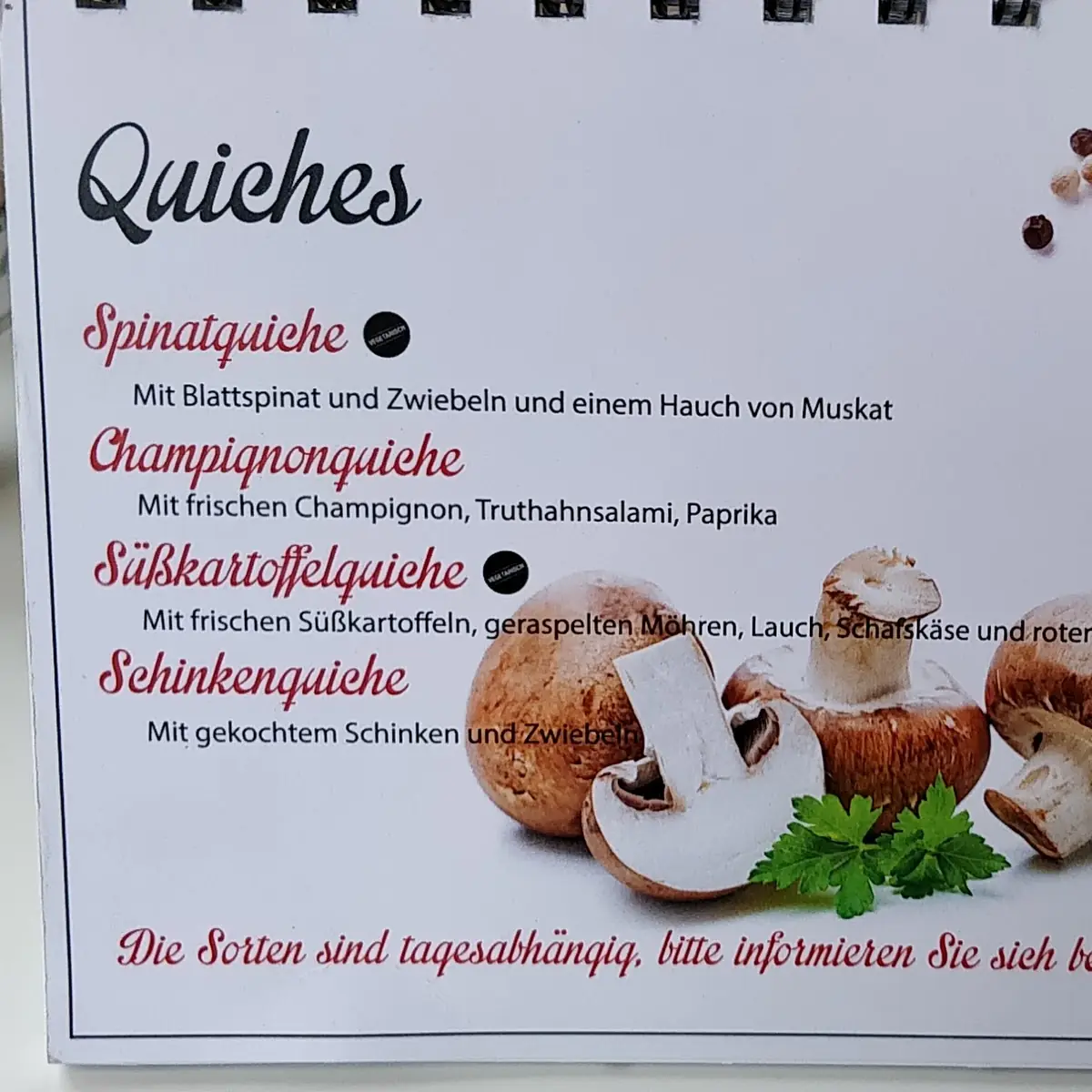 Speisekarte photo 3