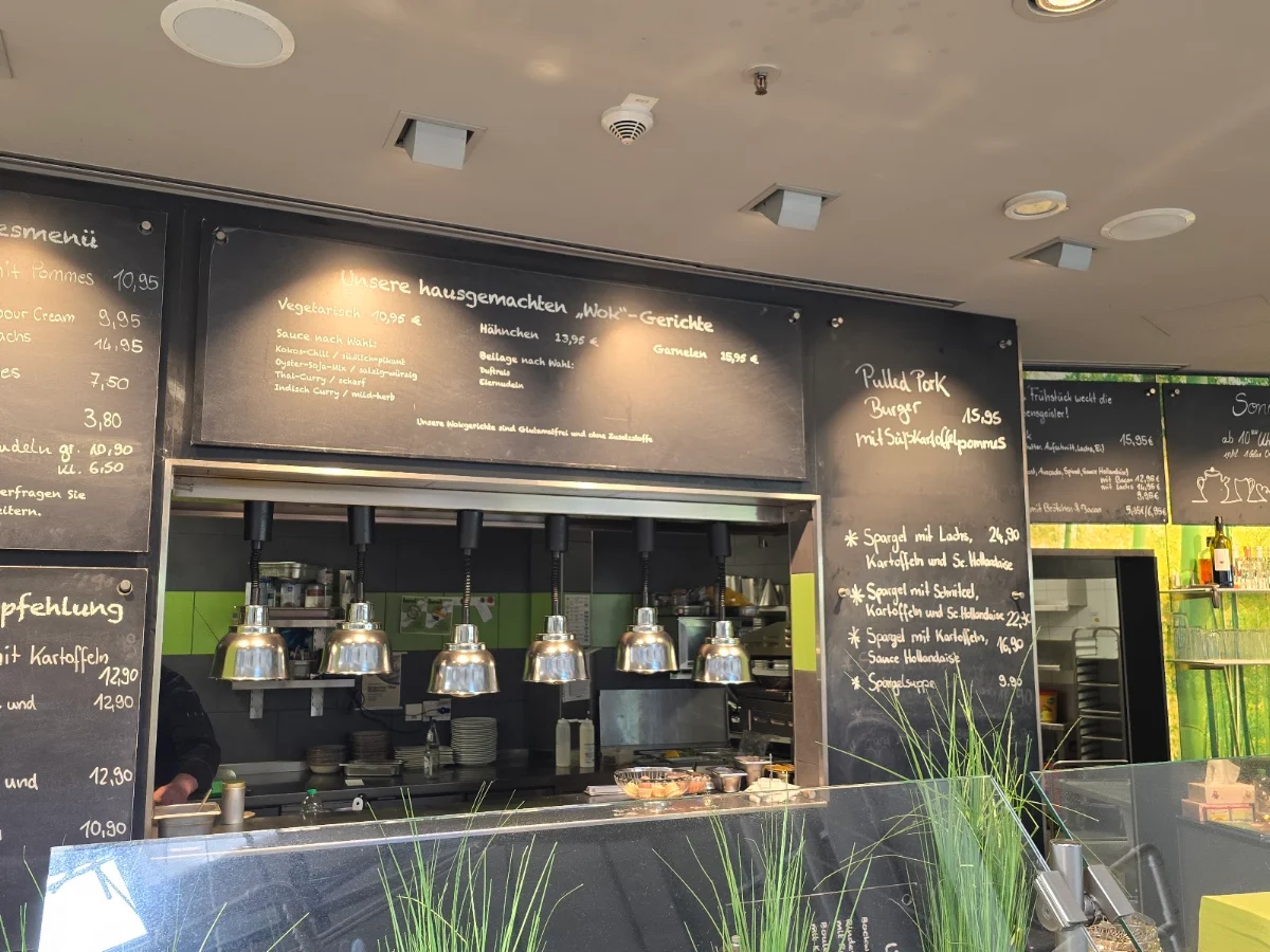 Speisekarte, Restaurant Bambusgarten