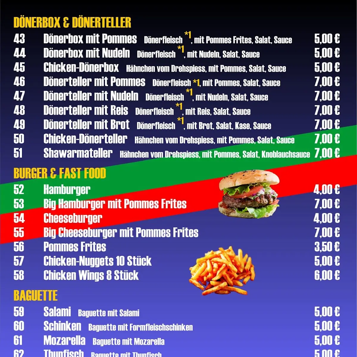 Speisekarte photo 2