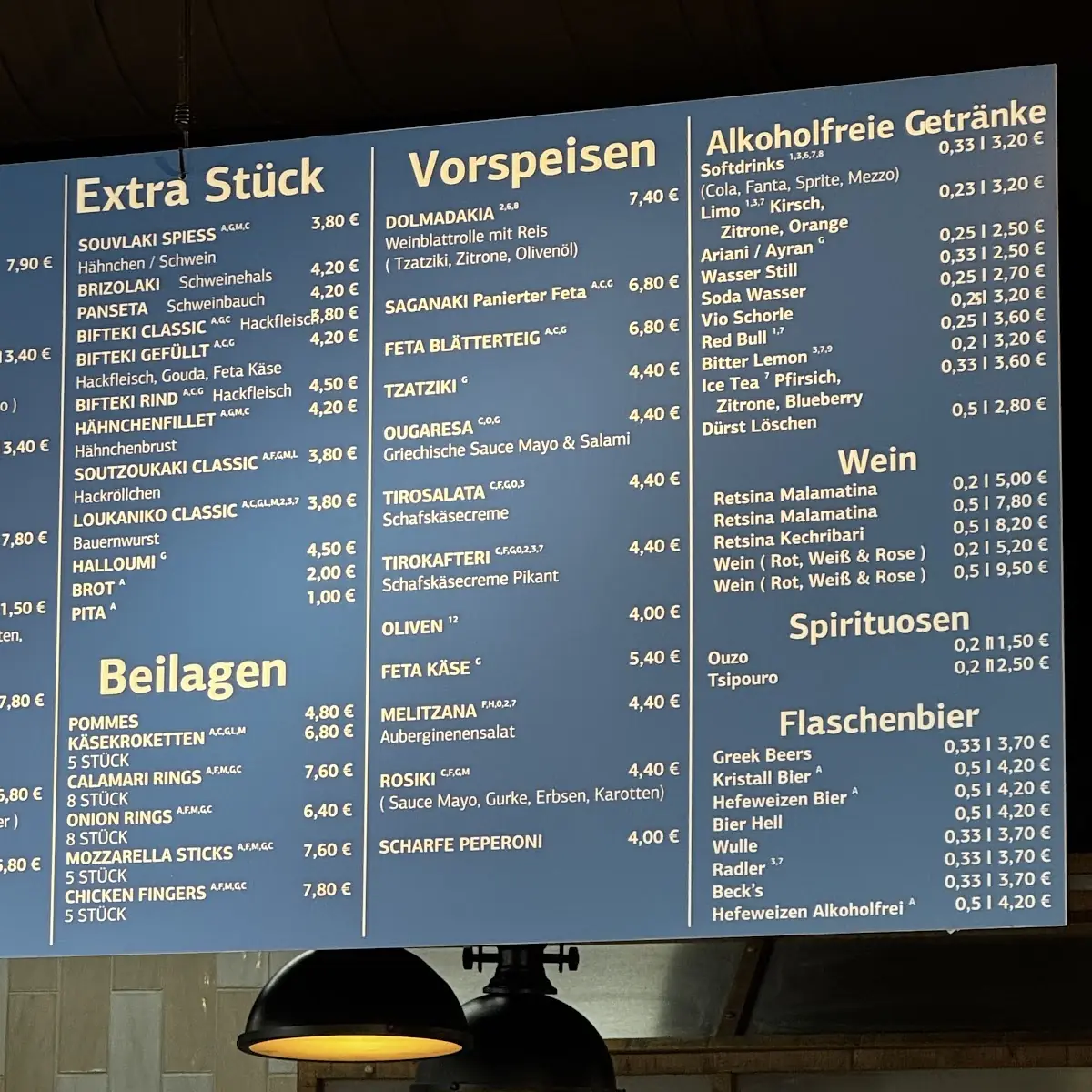 Speisekarte photo 3