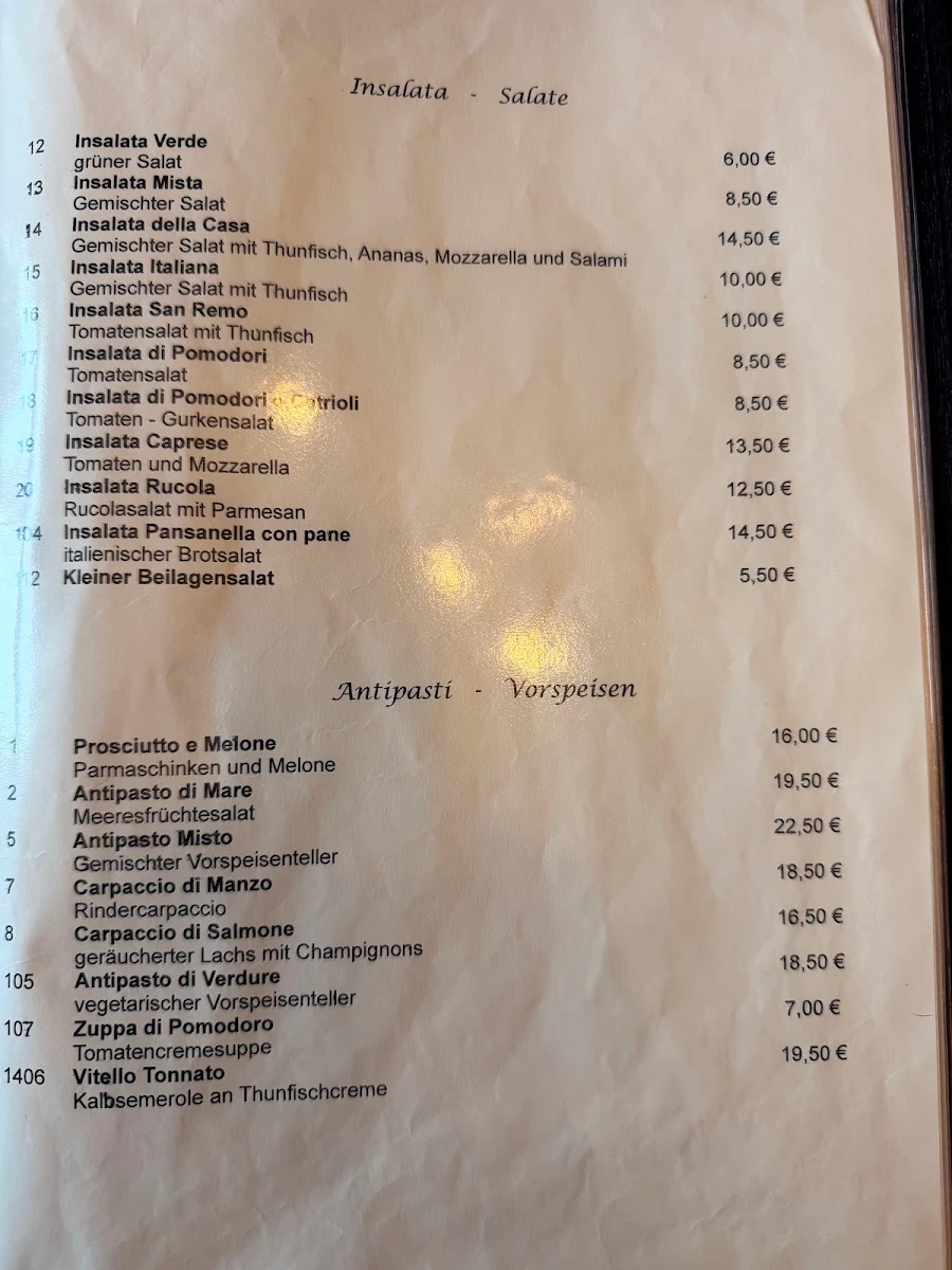 Speisekarte photo 2