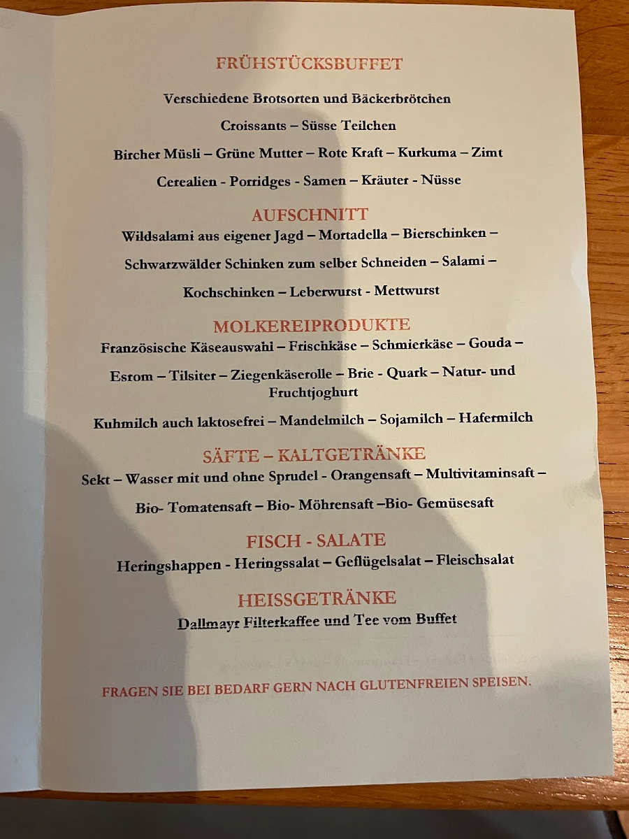 Speisekarte photo 5