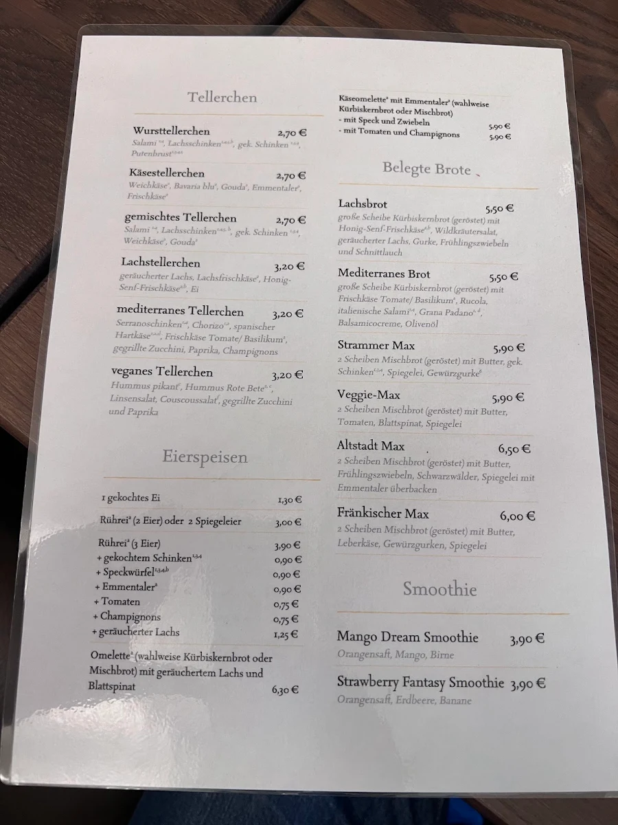 Speisekarte photo 5